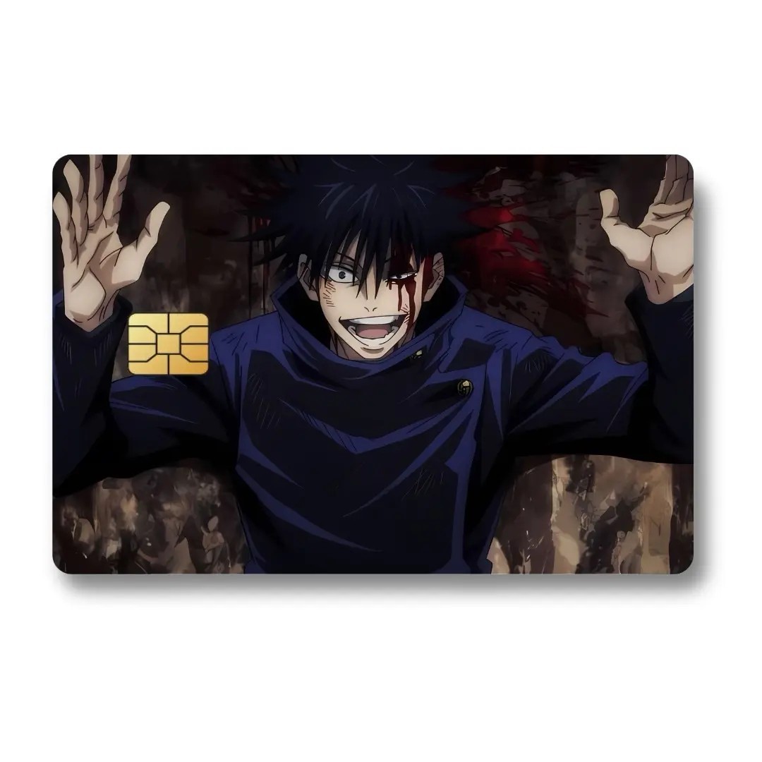 Jujutsu Kaisen Custom Decal Credit Card Cover Vinyl Skin Sticker Anime Lover Gif