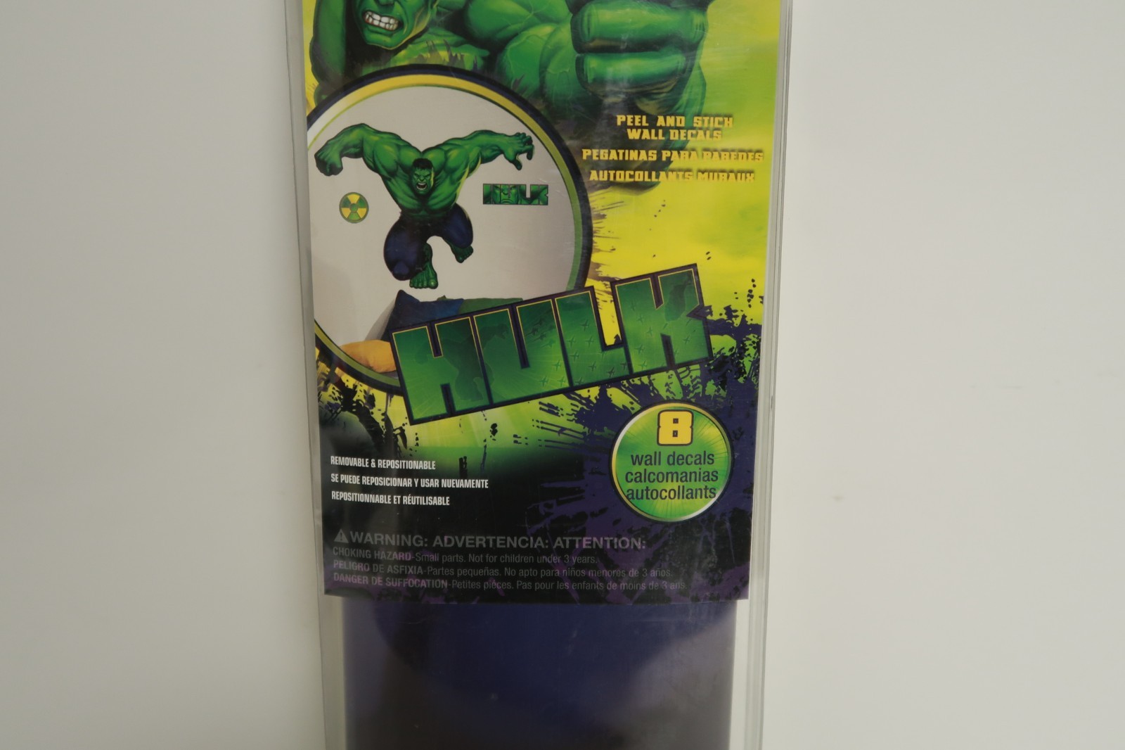 The Incredible Hulk Peel and Stick Wal Decal Removable Repositionable York (New)