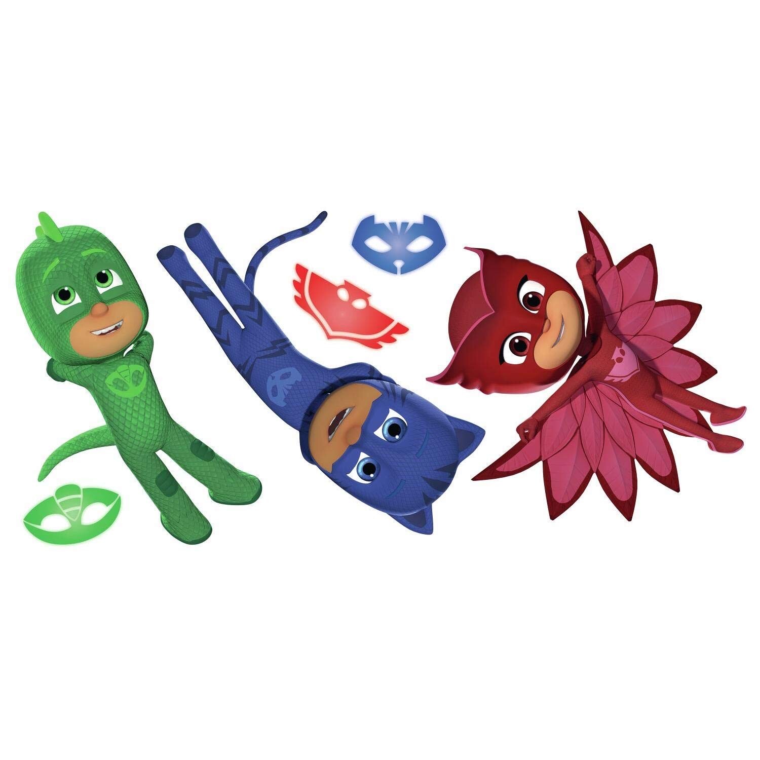 RoomMates RMK3940GM PJ Masks Superheroes Peel and Stick Giant Wall Decals