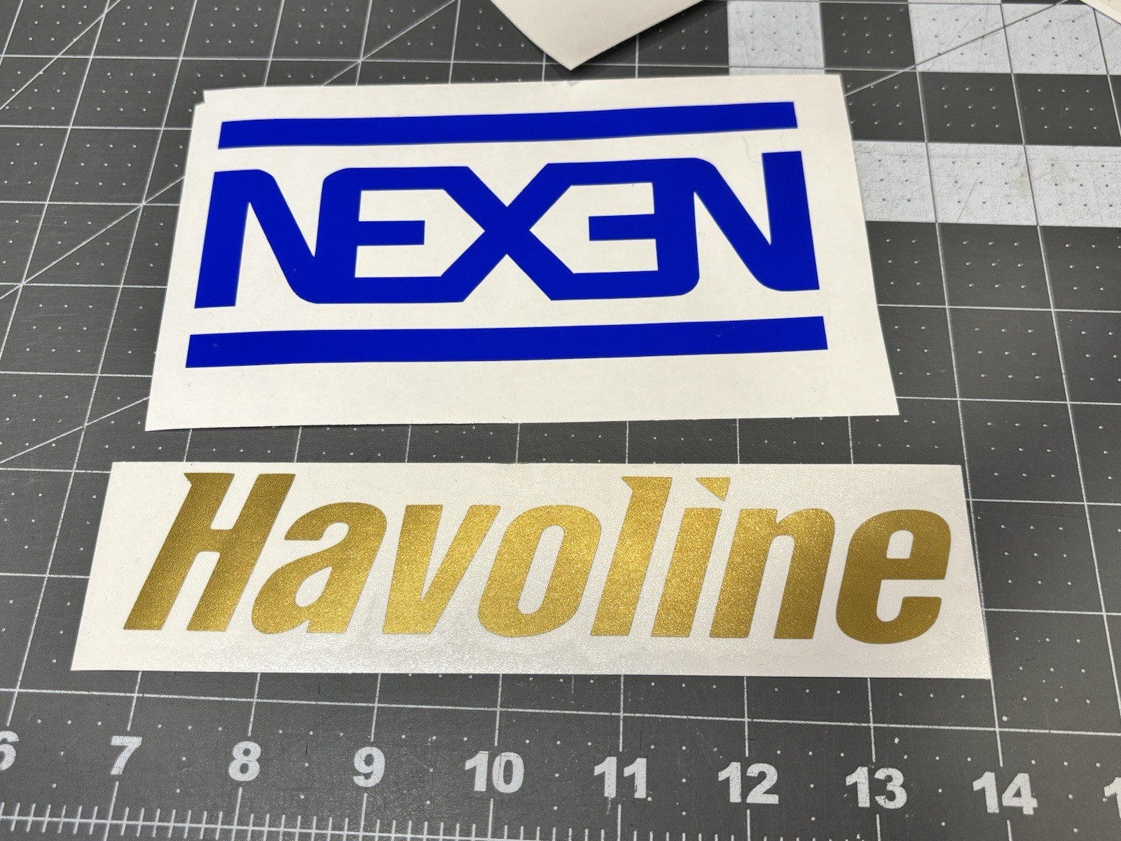 TWO Ford SVT Die Cut Vinyl Decals NOT FOR EMBLEMS Lightning Mustang COBRA
