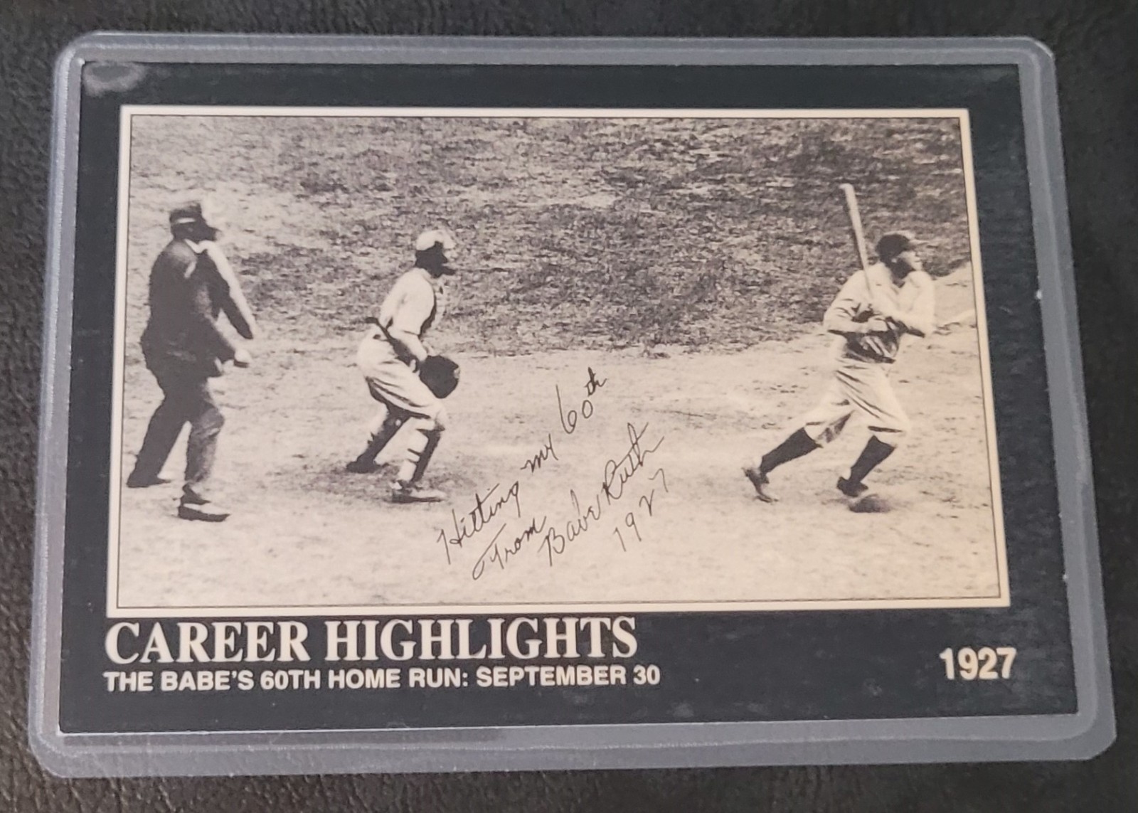 Babe Ruth YANKEES Baseball Card HOF Fridge/Locker/Cabinet Laminated Magnet