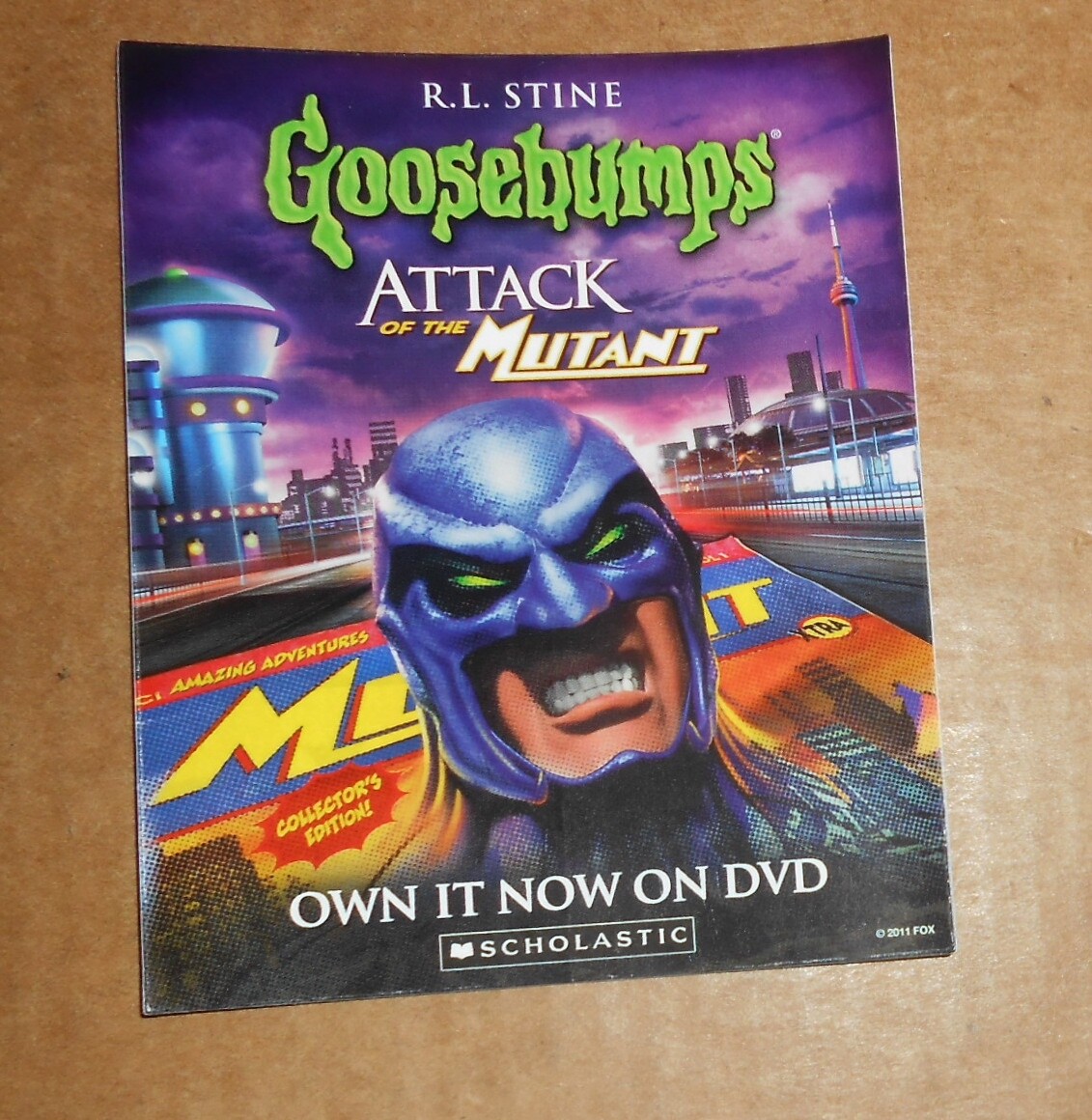 Goosebumps Attack of the Mutant Sticker 5×4