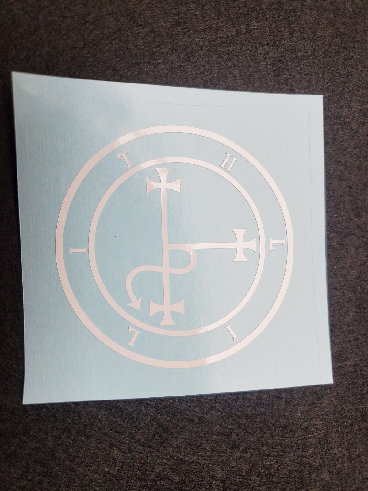 Lilith Symbol Decal, Female demon sigil, Supernatural sticker, choose your color