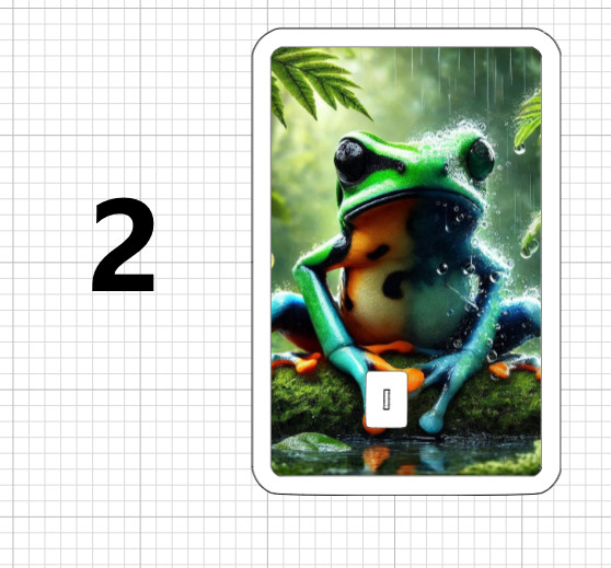 Frogs ATM DEBIT CREDIT STICKER SKIN USA Toad Jungle Colorful Poison Dart Frog US