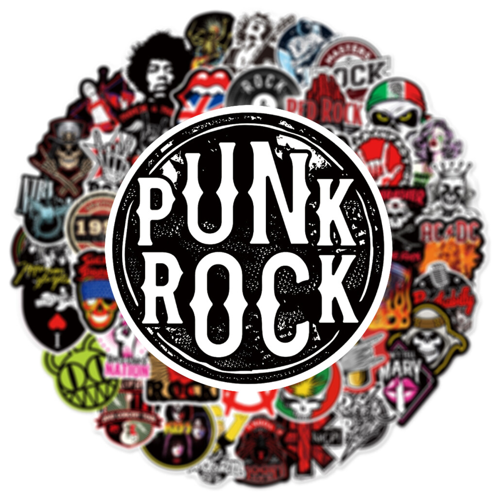 100/50 Punk Rock Music Band Rock and Roll Sticker Packs
