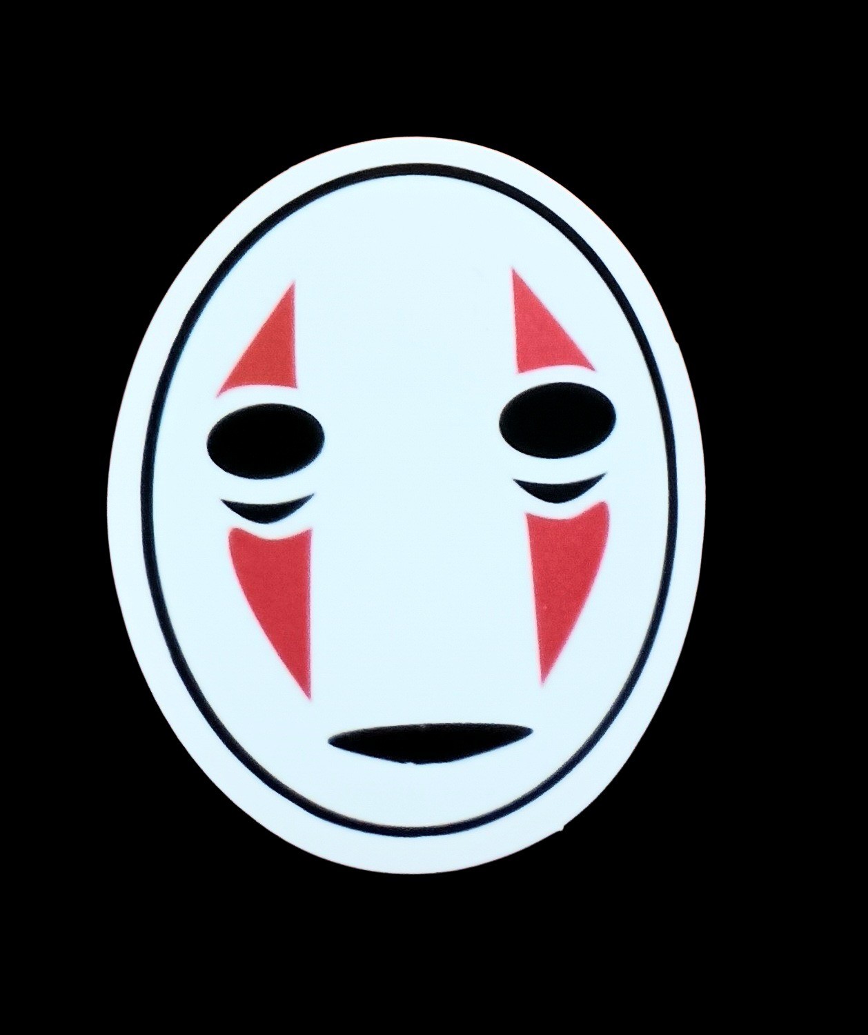Studio Ghibli No Face Sticker 2.75in Spirited Away Decal