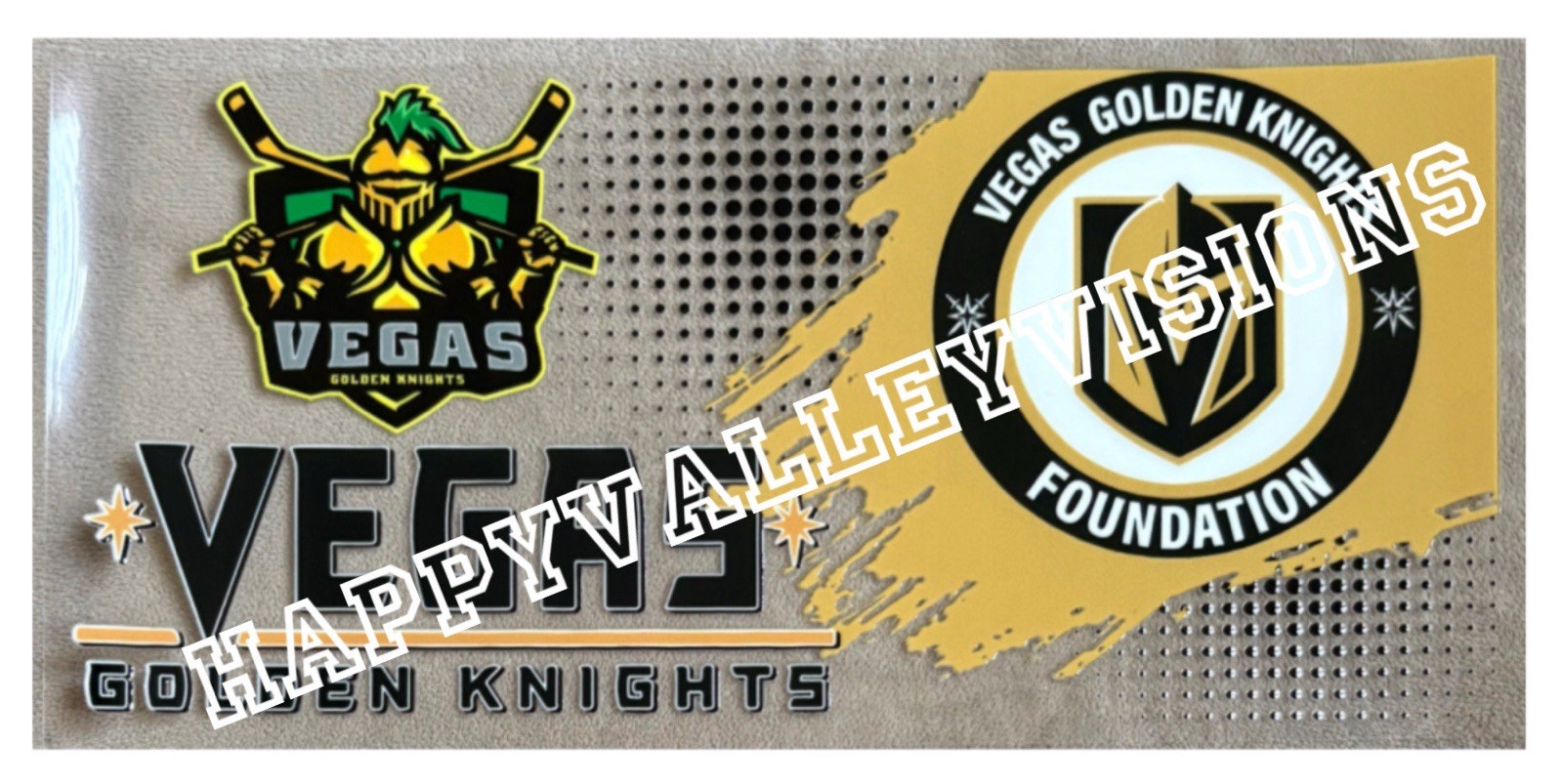 LAS VEGAS Hockey Team UV DTF Waterproof Transfer Sticker Cup Wrap DIY Cups