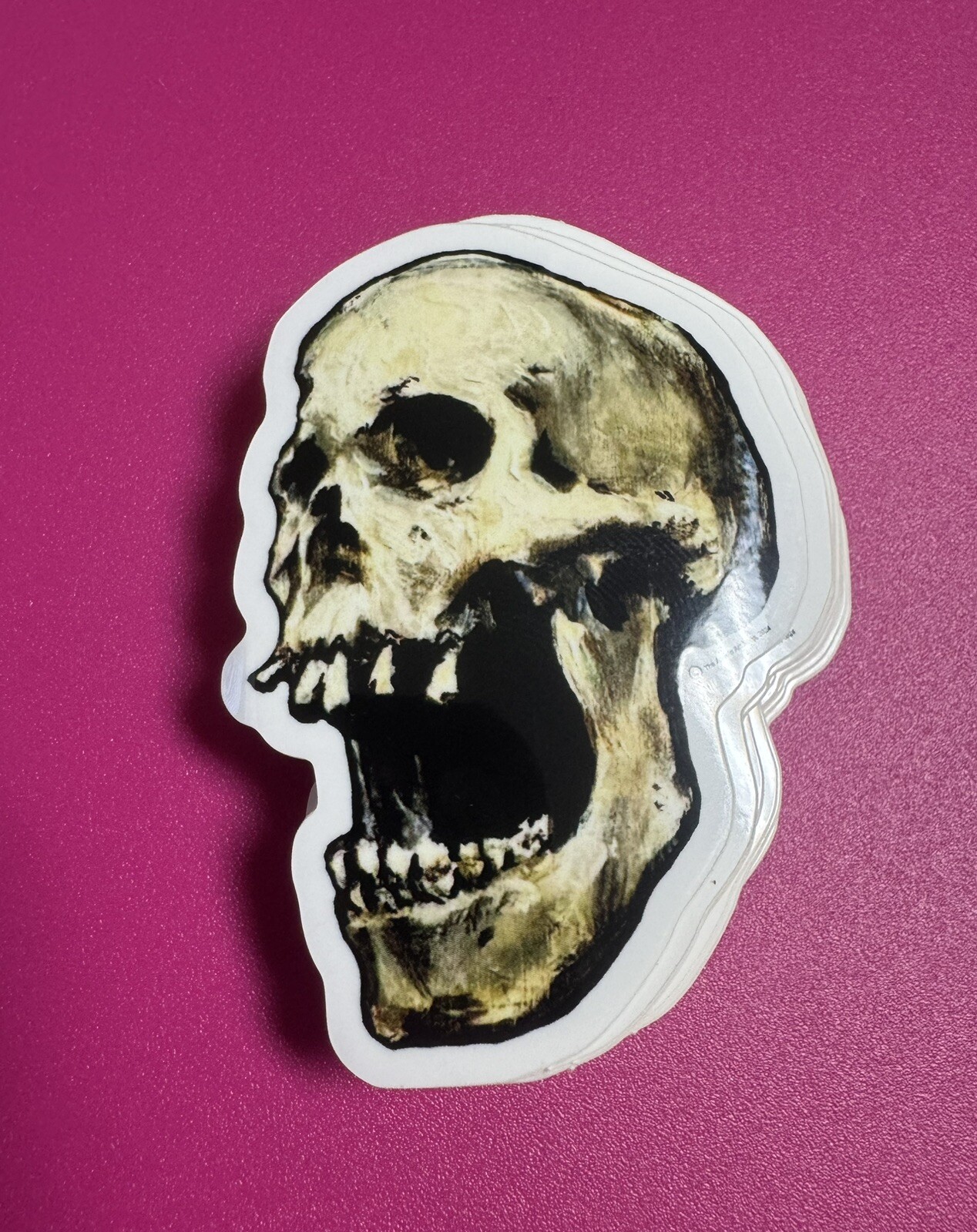 Skull Sticker!! Gloss Outdoor/indoor High Quality Thick Vinyl!