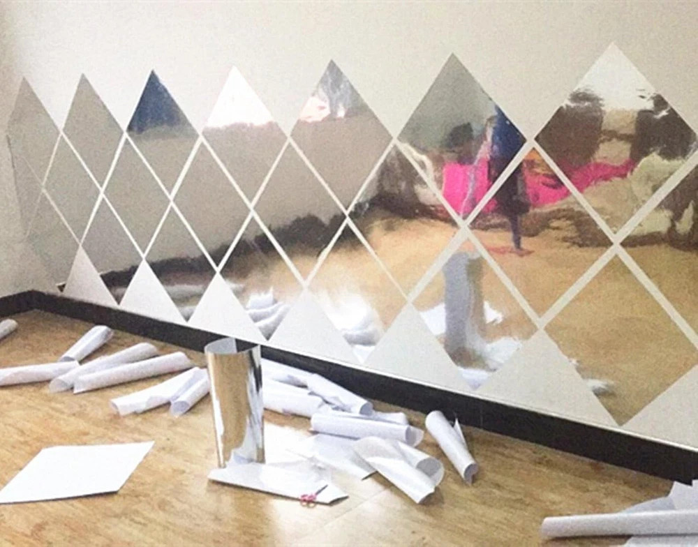 Self-Adhesive Chrome Silver Vinyl Wrap 15"x60" Mirror Finish Car & DIY Film