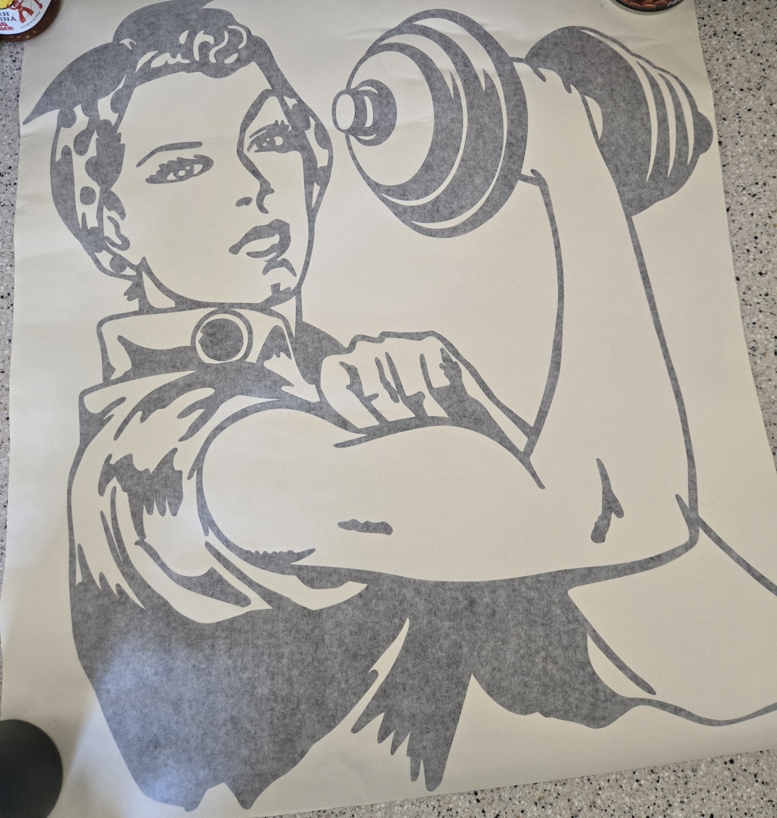 Retro Rosie The Riveter Vintage Wall Decal Vinyl Sticker Home Decor