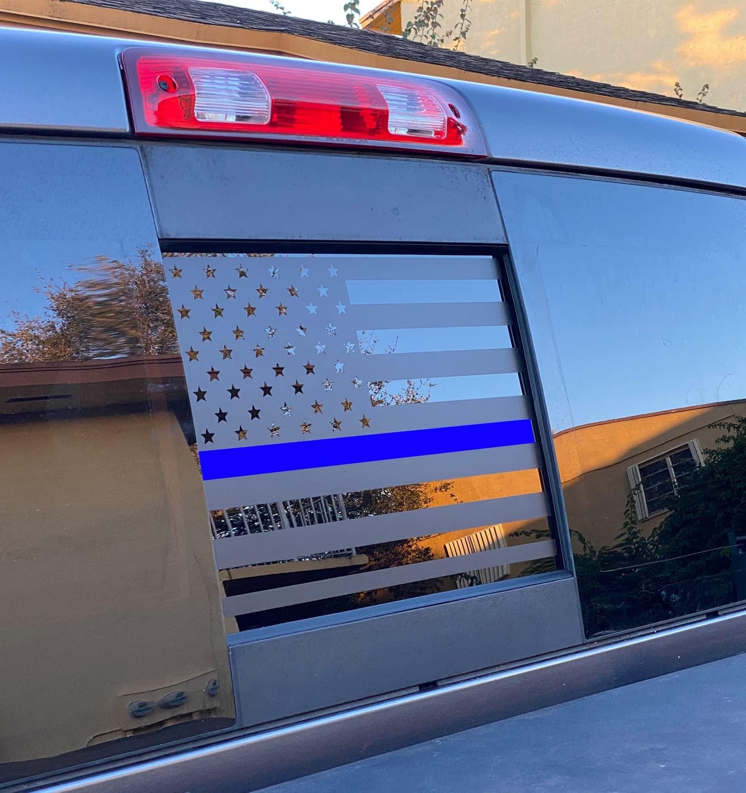 American Flag Decals for 20192025 Chevy Silverado GMC Sierra Rear Window