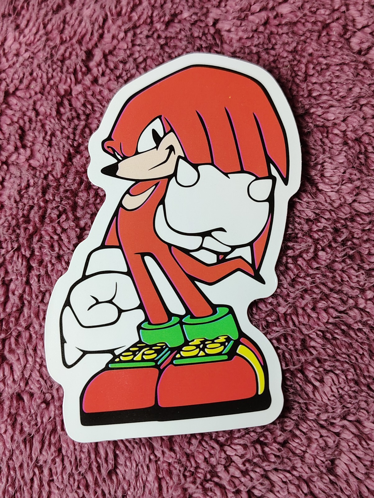 Sonic The Hedgehog Knuckles Decal Sticker, Knuckles the hedgehog Sticker, 3.25"