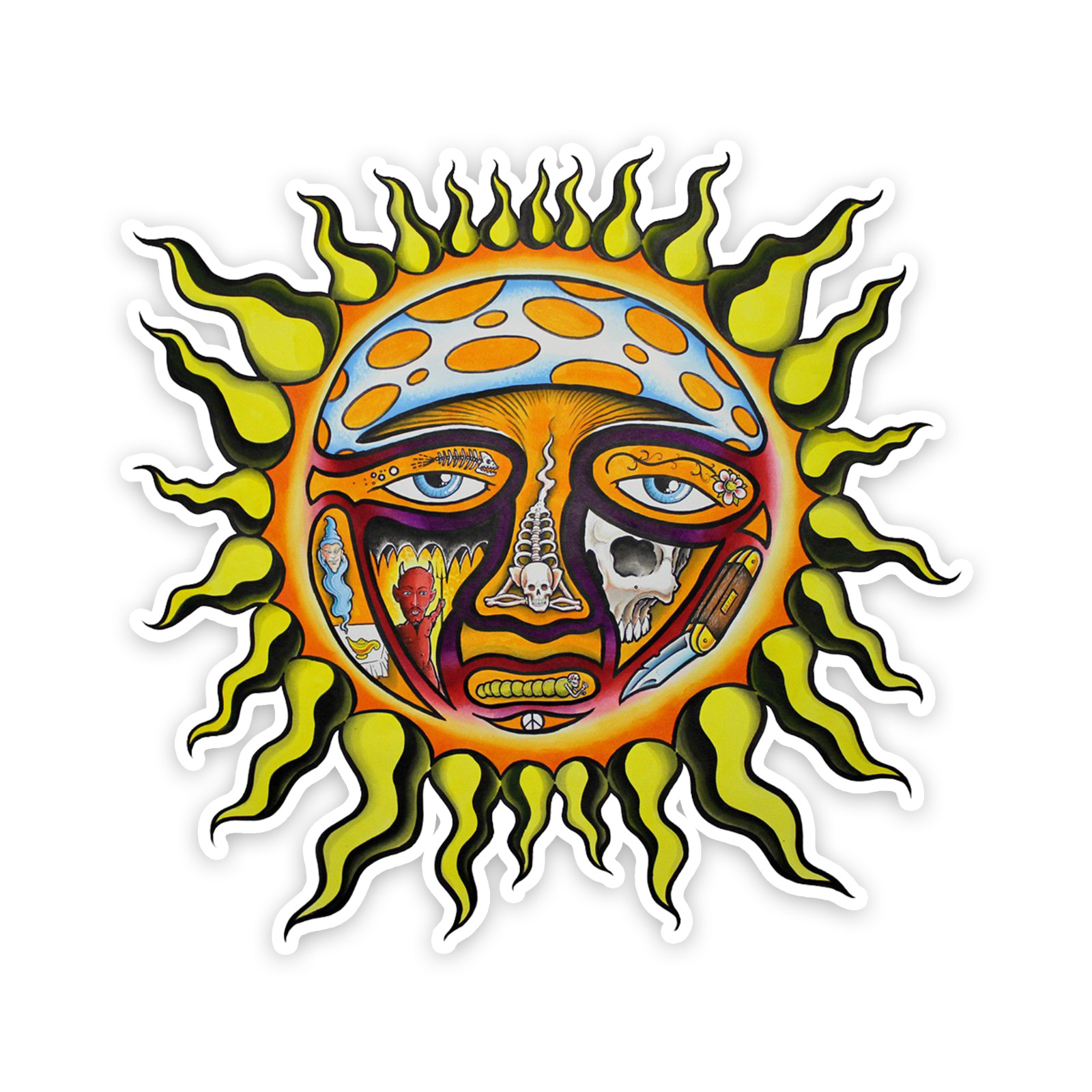 Sublime Sticker 4 Inch Vinyl Decal Music Soundtrack Grunge Rock Band
