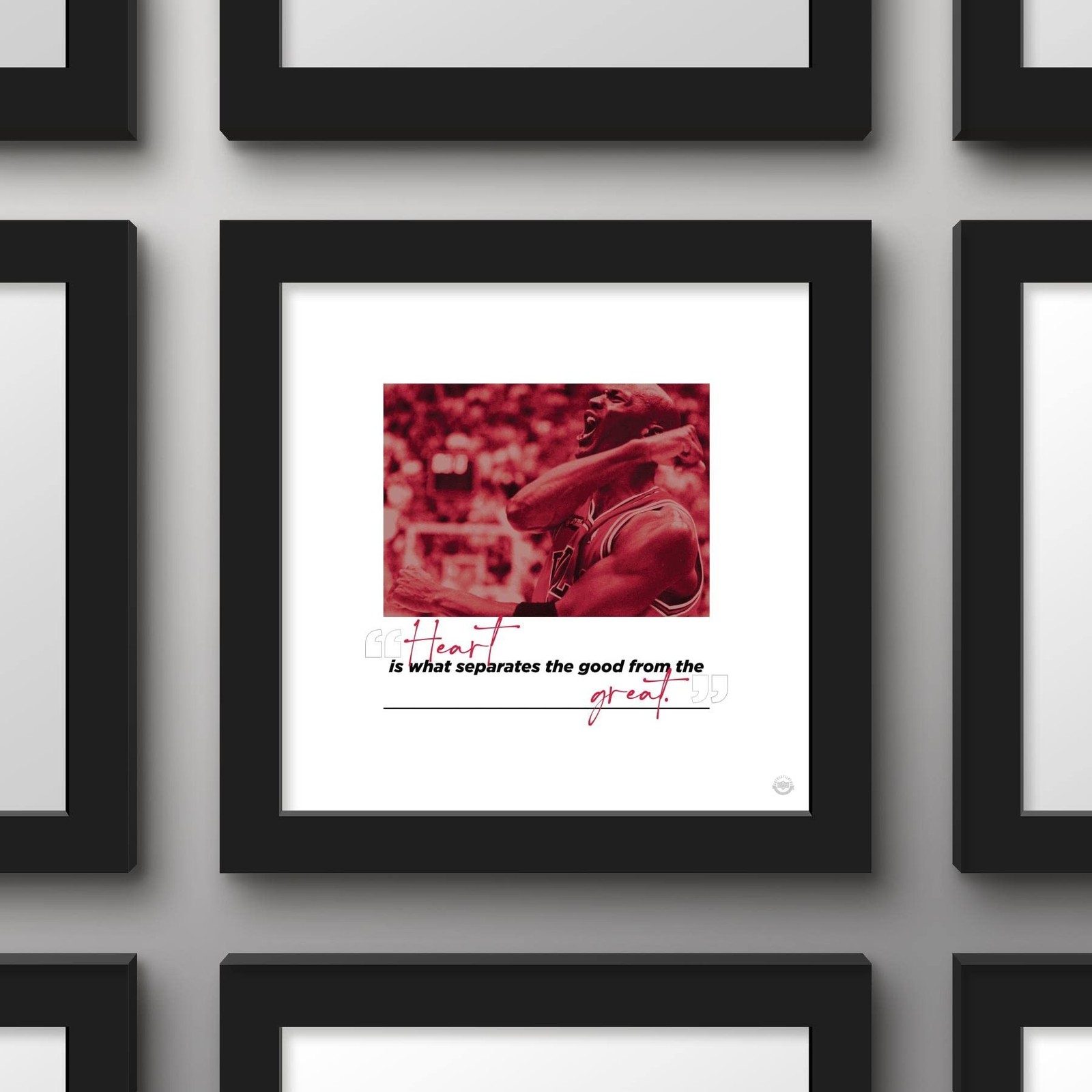 Trends International Gallery Pops Michael Jordan – Quote Heart Wall Art Wall …
