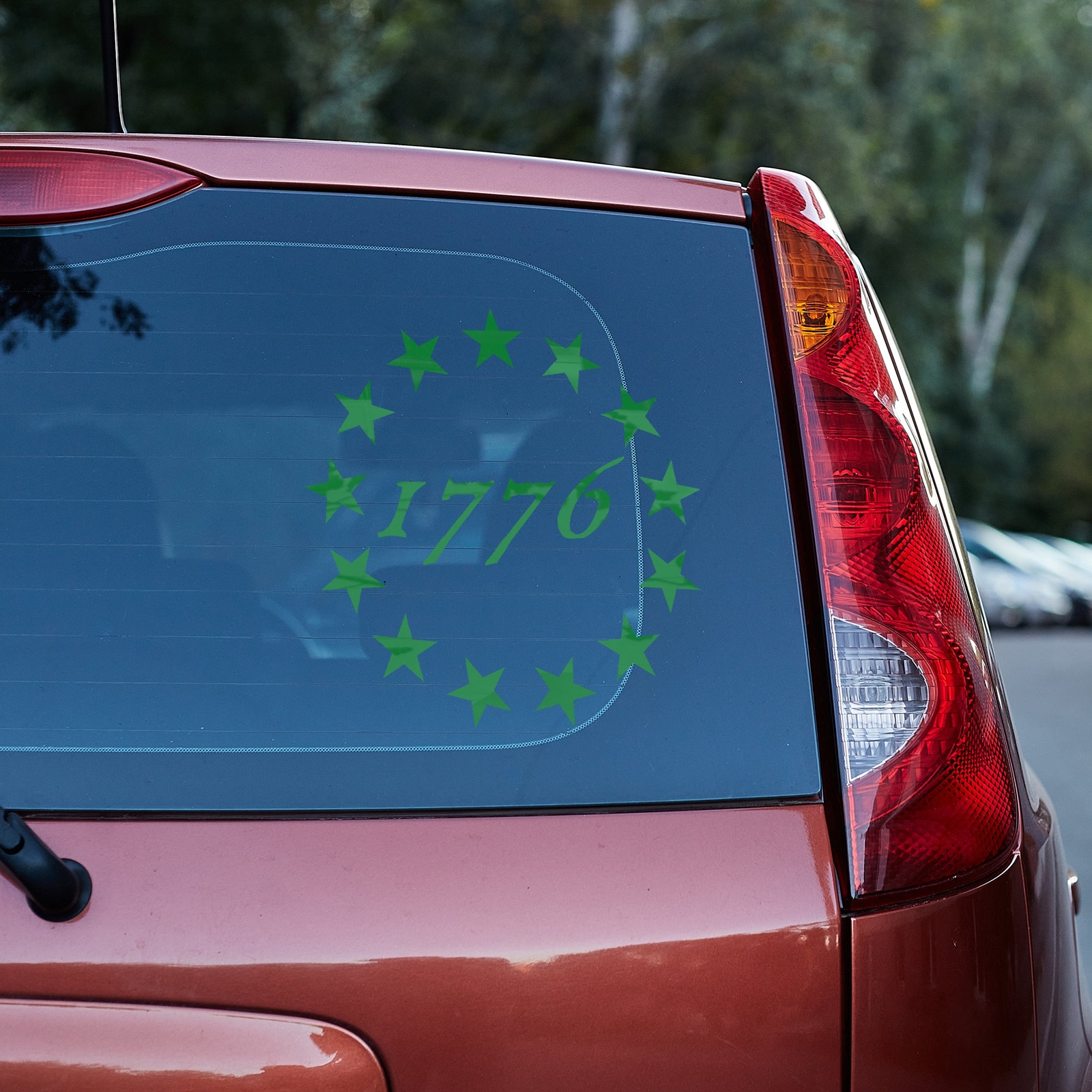 1776 Vinyl decal truck car window liberty freedom betsy ross 2nd amendment