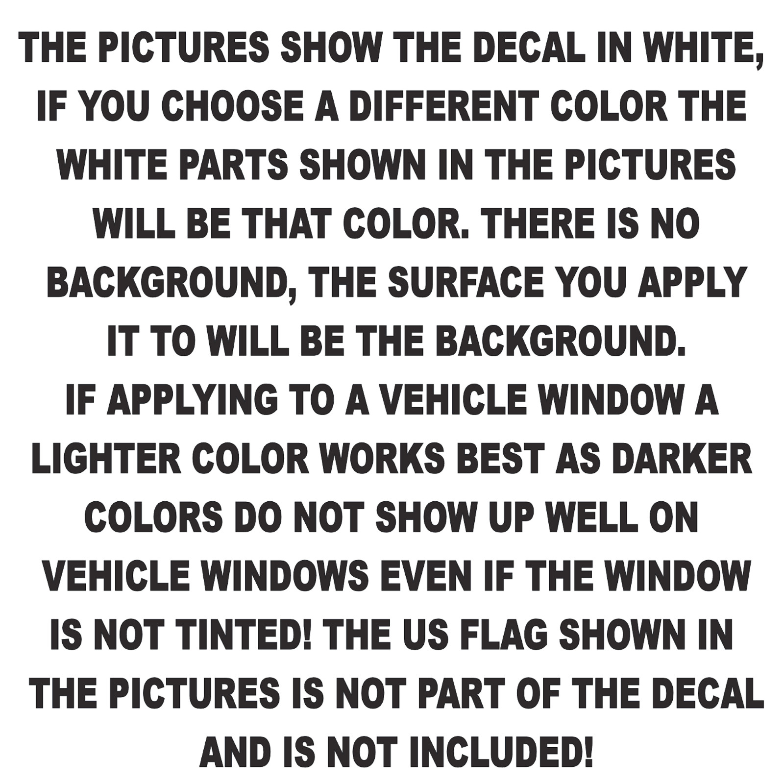 We The People with US Flag and Skull Decal USA Made US Seller