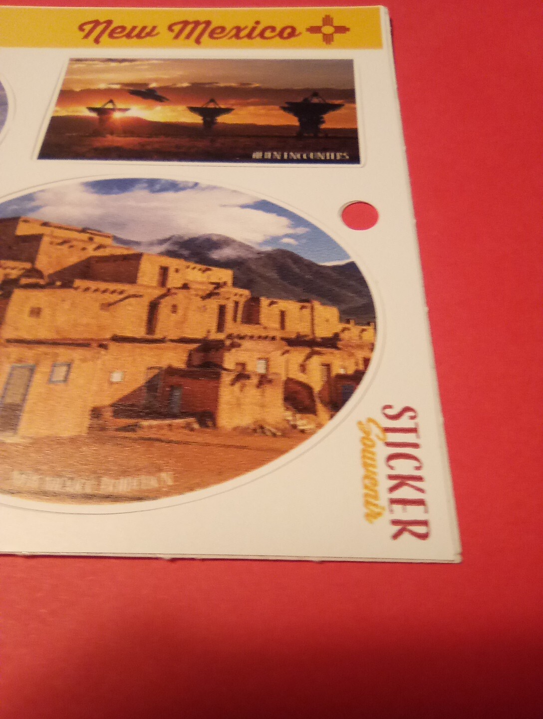 NEW MEXICO 4 LOGO STICKERS GREAT FOR ANY COLLECTION NEW!