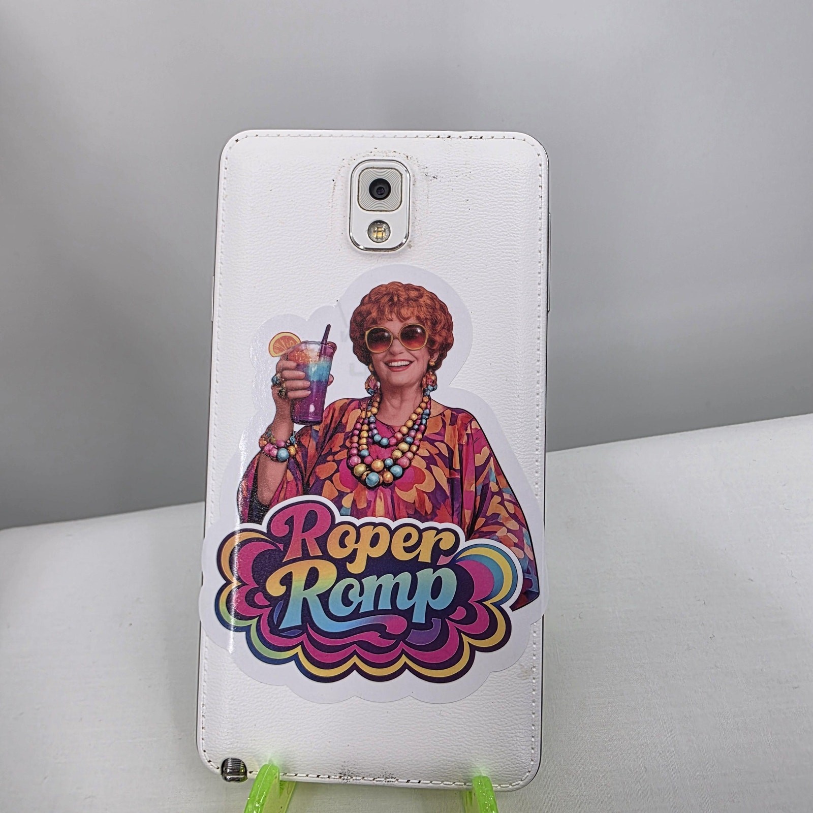 Roper Romp Stickers – 10 Pack Die Cut Full Color Mrs. Roper from Three's Company
