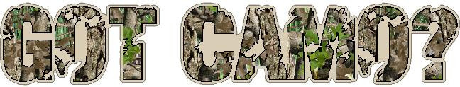 Tan Got Camo? Vinyl Decal Sticker graphic window hunting deer turkey coyote
