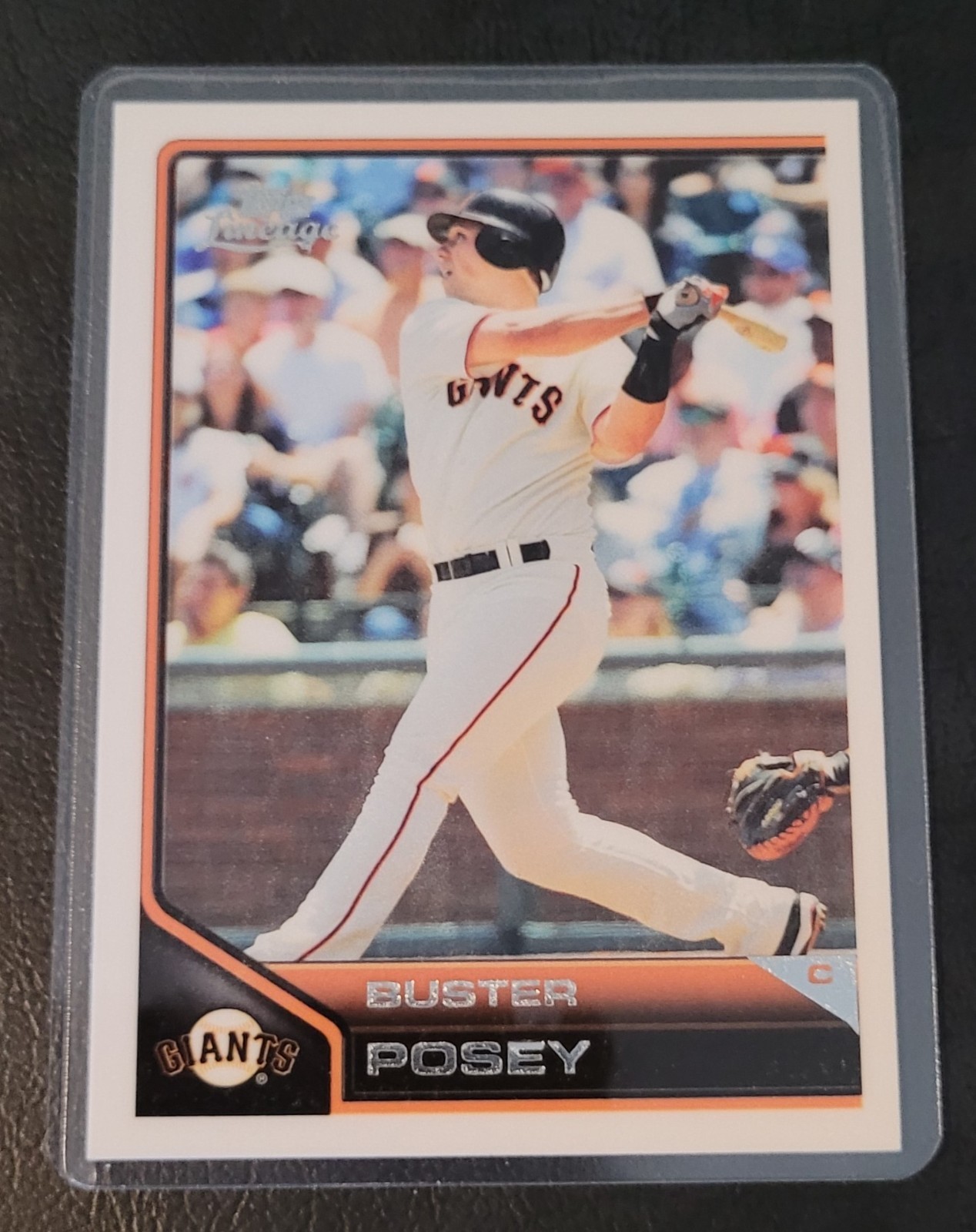 Buster Posey Baseball Card HOF Fridge/Locker/Cabinet Laminated Magnet