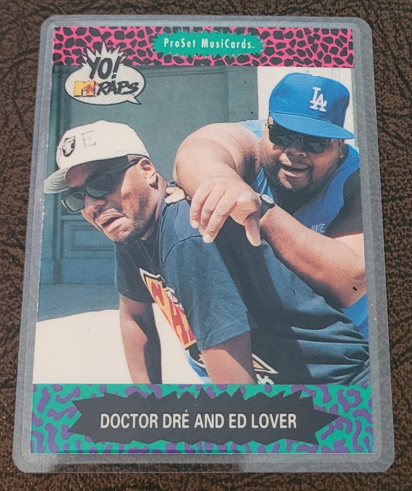 1990's ProSet Yo MTV Raps Music Cards Fridge/Locker/Cabinet Laminated Magnet