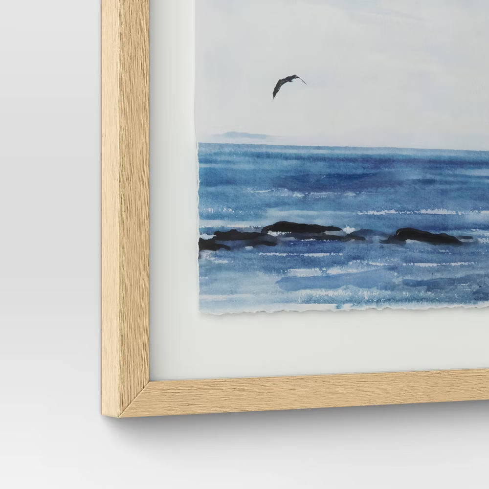 Threshold Coastal Seascape Duo Poster Landscape Modern Set of 2 16"x20" Wall