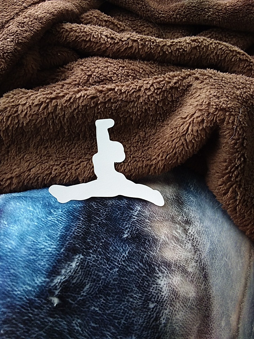 Black Silhouette Jumping Dancer Sticker
