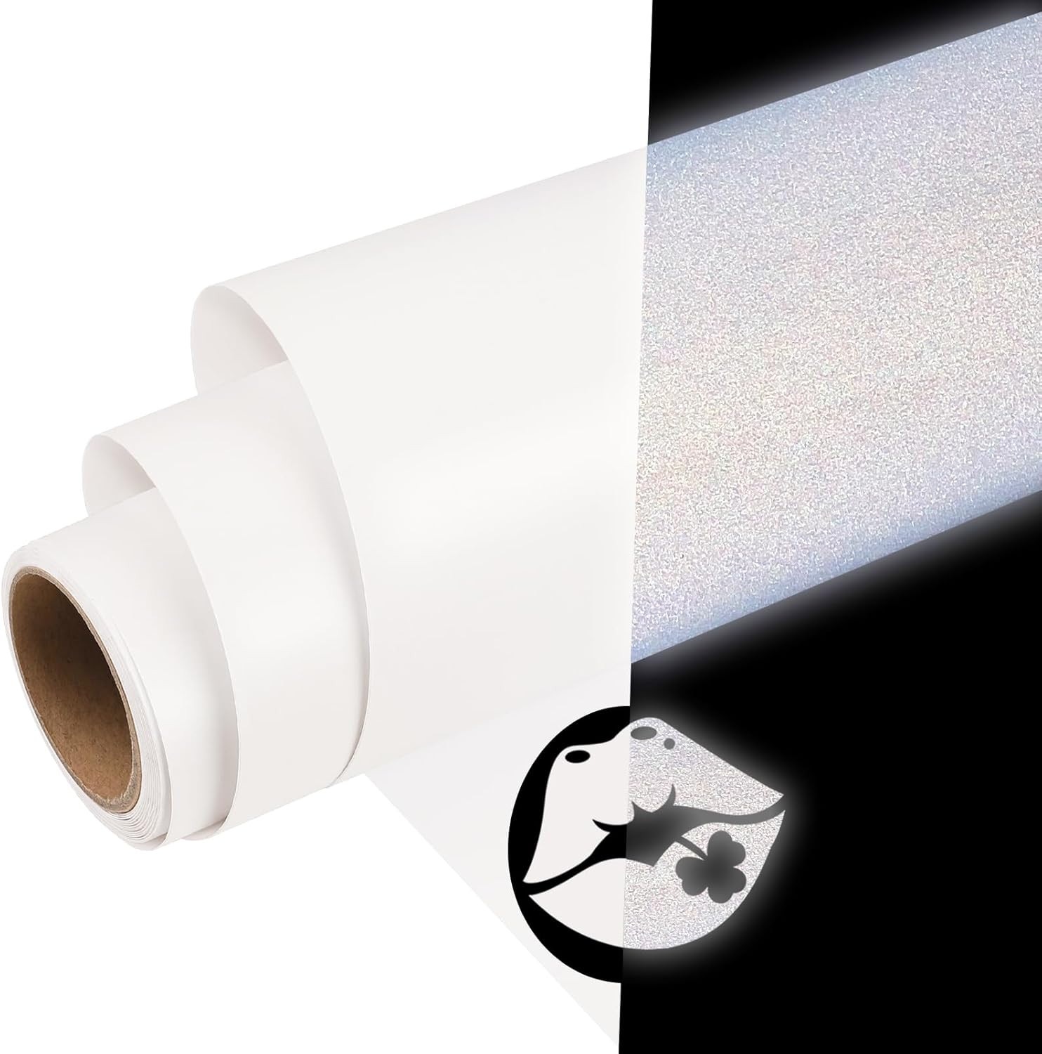 WRAPXPERT Reflective Vinyl – White, 12" X 5Ft for Mailbox Numbers, Cars, Trucks,