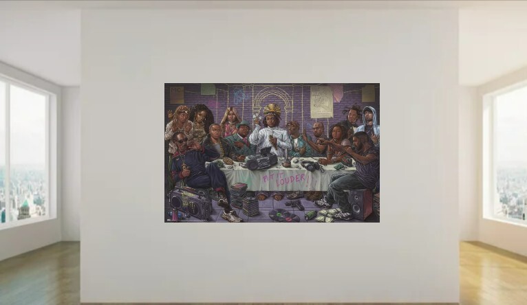 The Last Supper of HIP-HOP Music Wall Vinyl Decal Poster Removable Adhesive