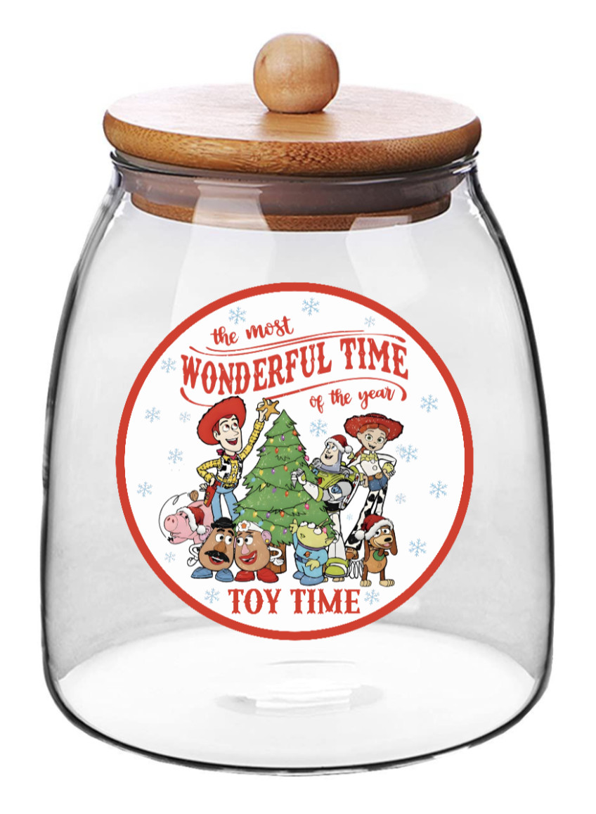 Christmas – Toy Story "Toy Time" – 4" Vinyl Decal Sticker Gift Decor Tumbler