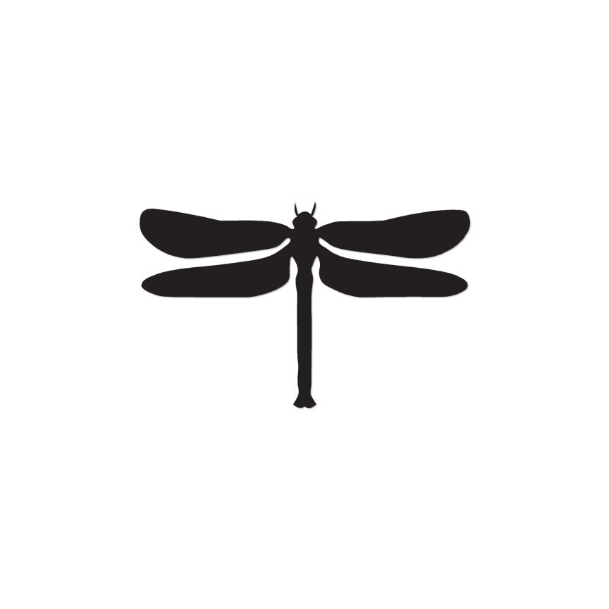 Dragonfly Damselfly – Vinyl Decal Sticker – Multiple Color & Sizes – ebn238