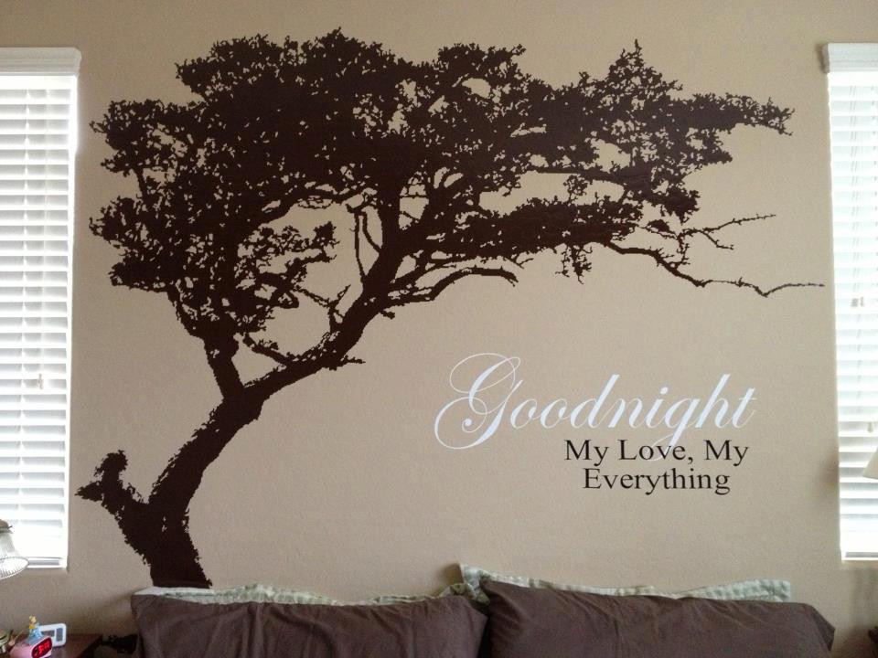 Large Wall Tree Nursery Decal Detailed Wall Art Sticker Family Removable #1131