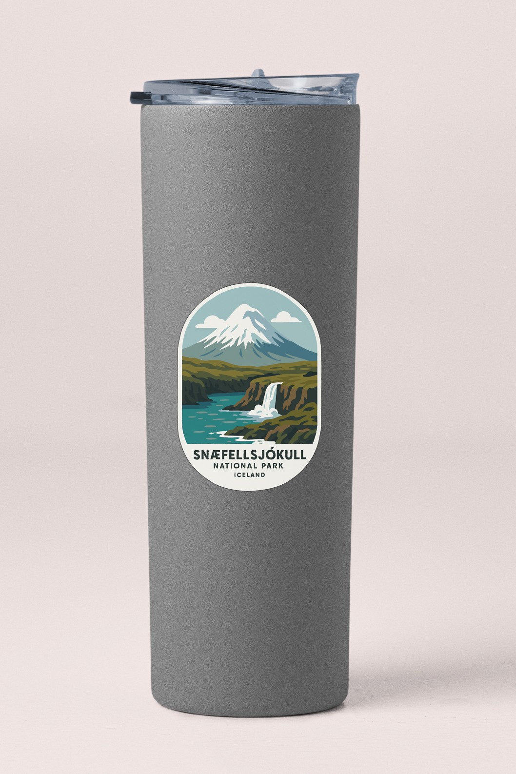 Snæfellsjökull Iceland National Park Sticker Decal Vinyl Die-Cut World