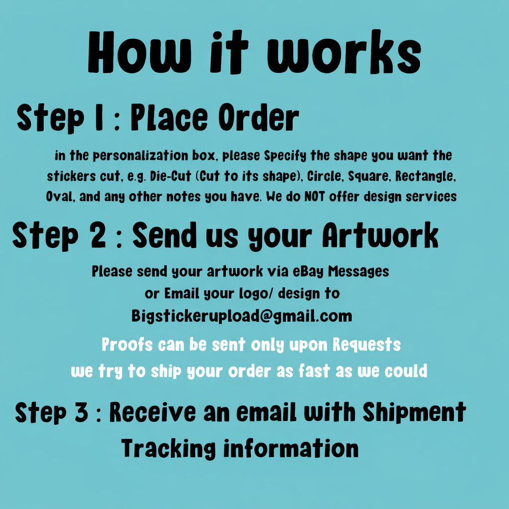 Custom Vinyl Stickers/ Die Cut Stickers/ Logo Stickers/ Bulk Business Stickers