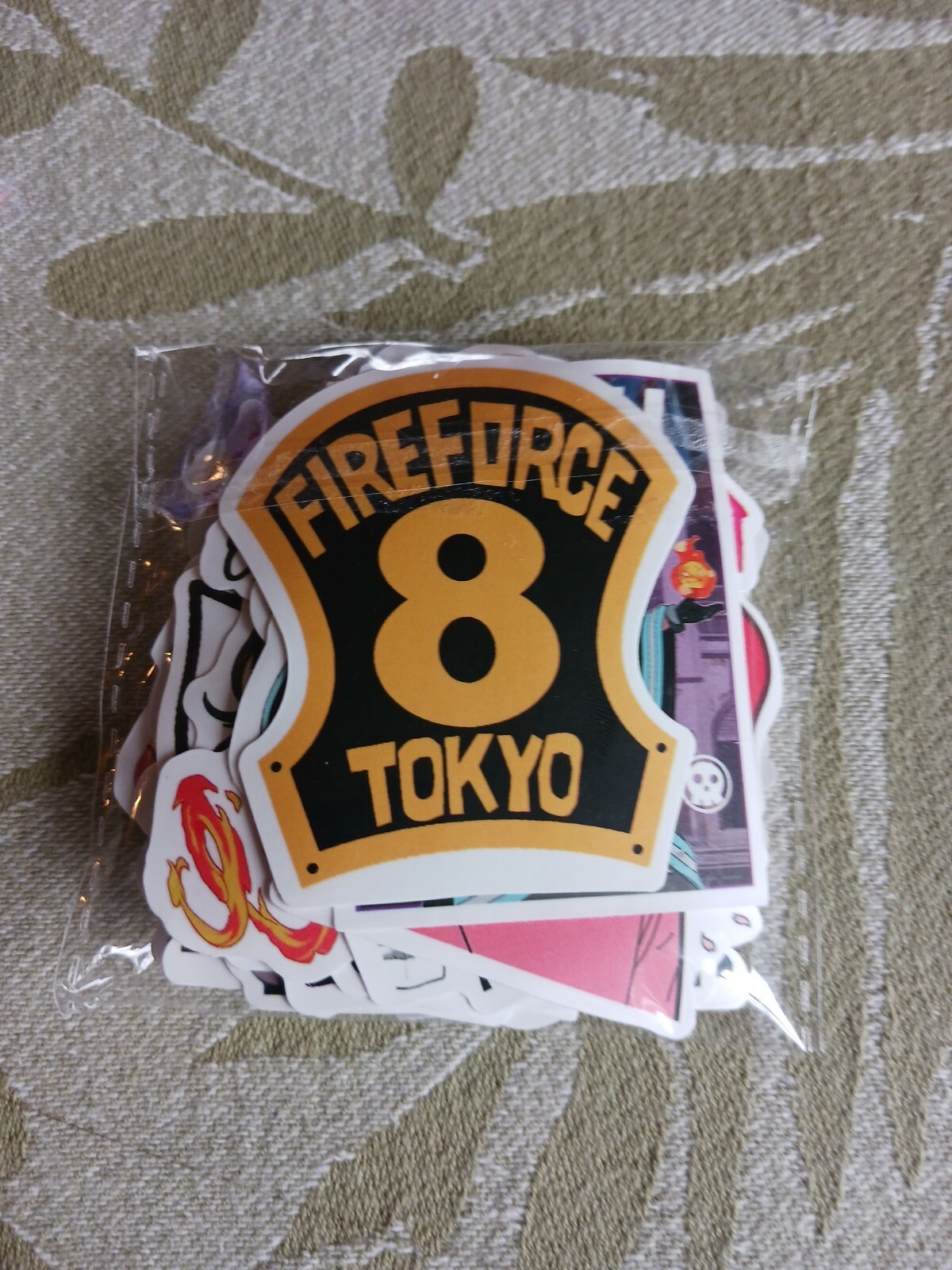 50 pack Fireforce Waterproof Vinyl Stickers for HydroFlask Laptop CarBumper