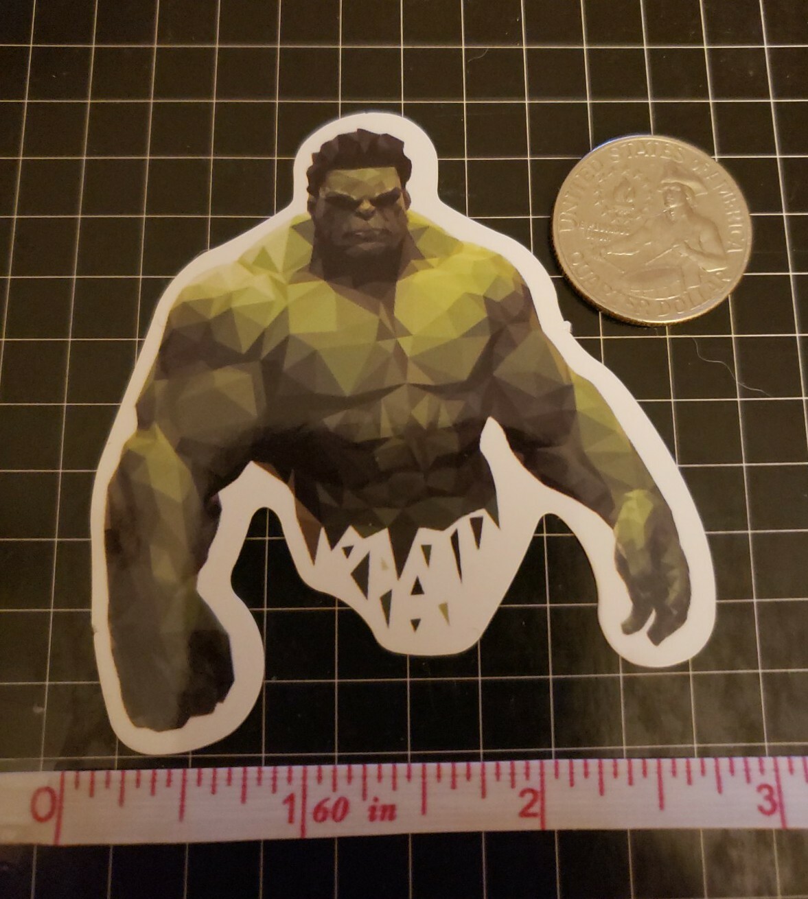 Marvel Comics Incredible Hulk Vinyl Decal Sticker Laptop Phone Car Bike Flask