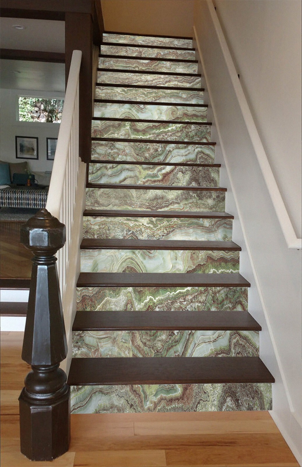 3D Ancient Texture 8587 Stair Risers Decoration Photo Mural Decal Wallpaper Rom