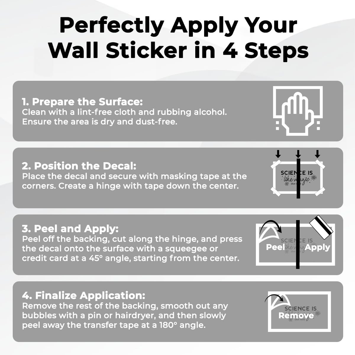 Wall Decals | Inspirational Wall Stickers – Removable Wall Decals Peel and St…