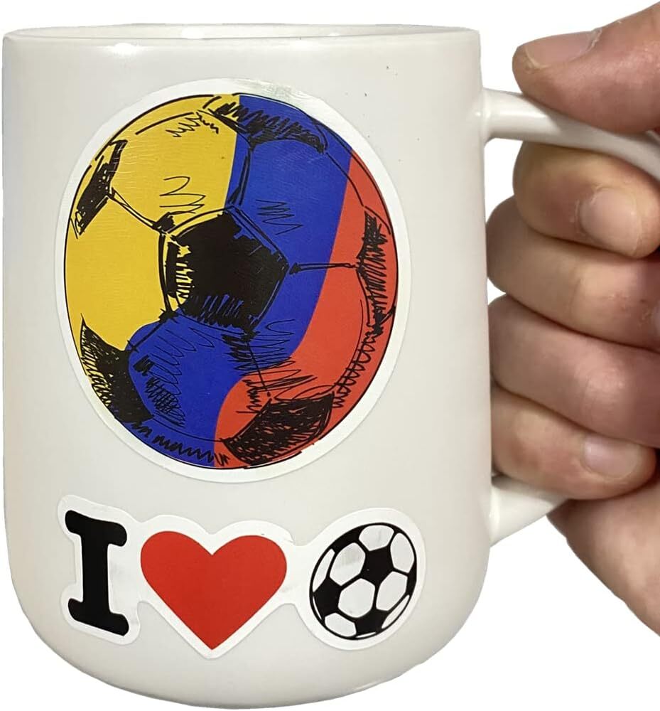 100 Pieces Soccer Stickers, Vinyl Waterproof Stickers Pack, Soccer Gifts, Party