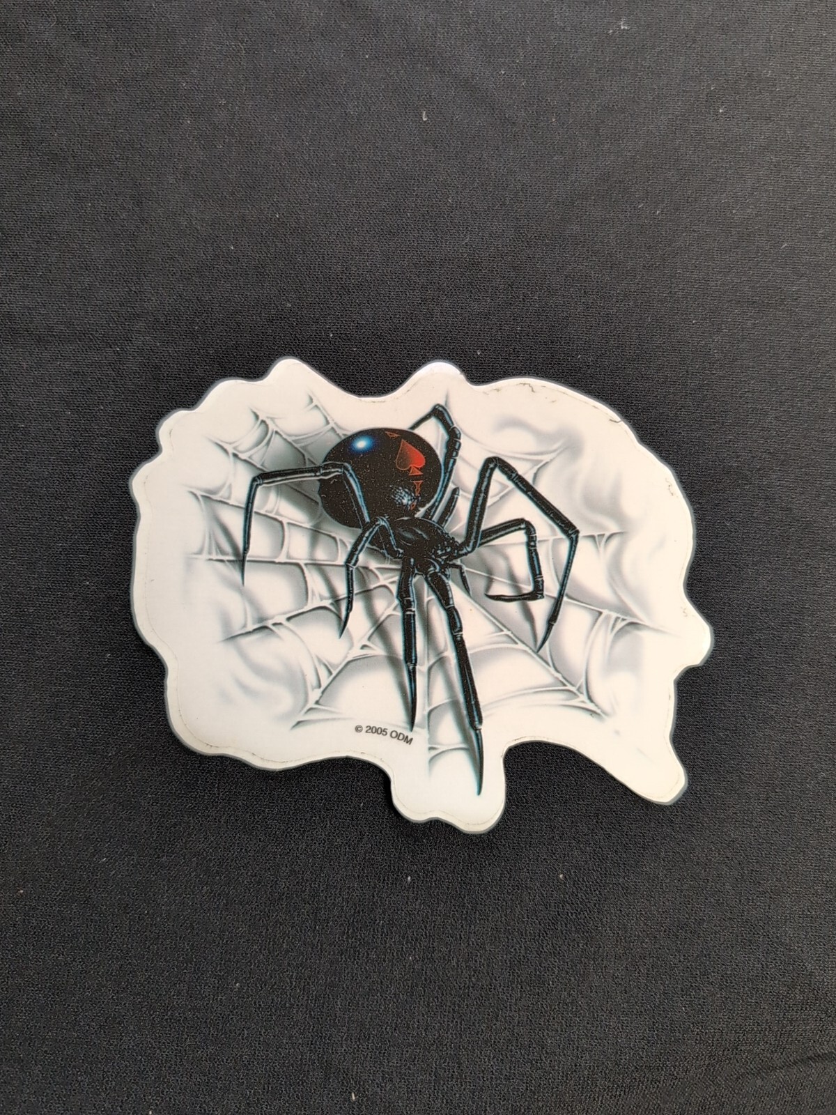 Black Widow Red Ace Bumper Sticker Vinyl Decal 4" x 5"