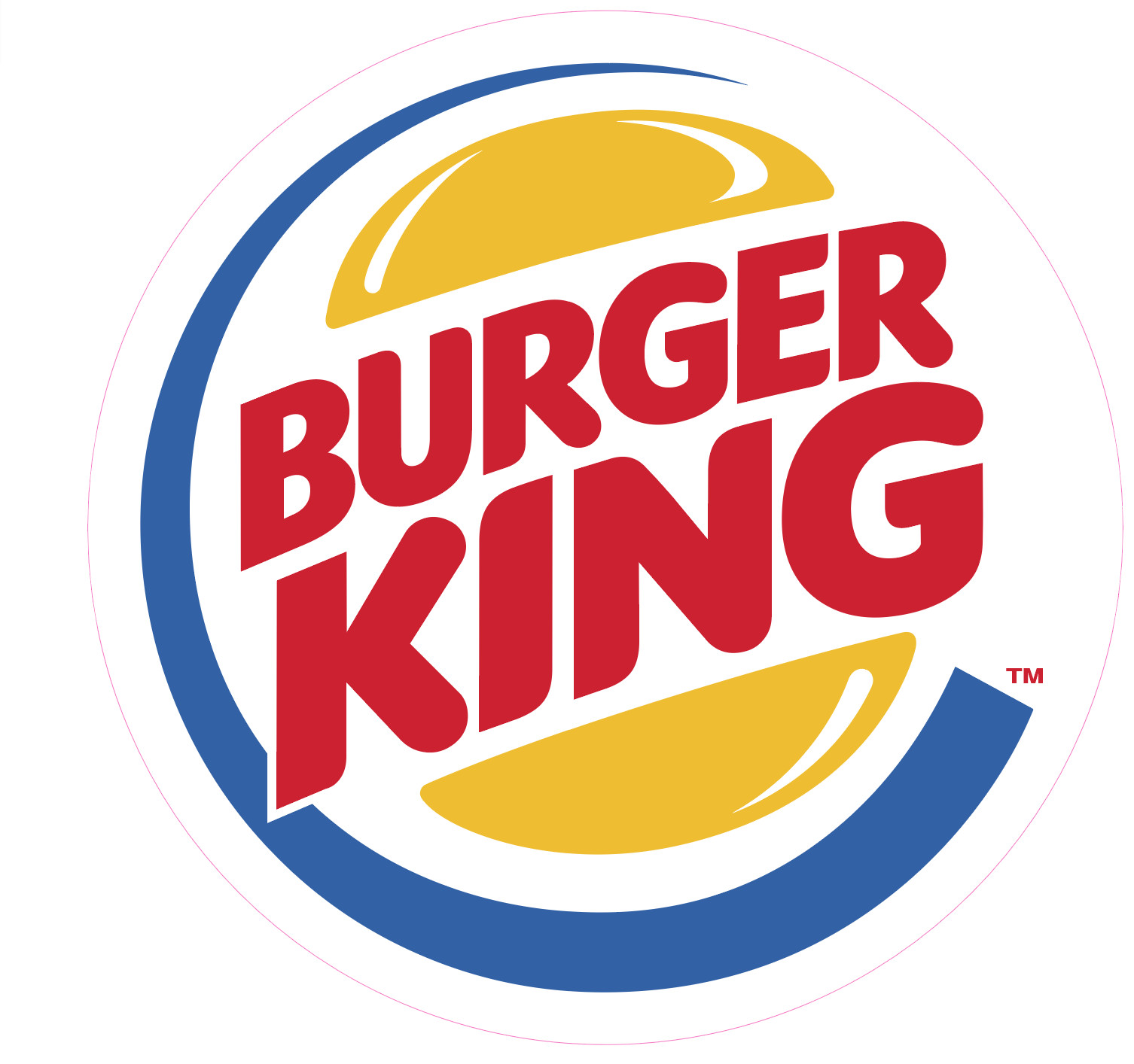 Burger King Logo Vinyl Sticker – Waterproof, UV-Resistant, Multiple Sizes
