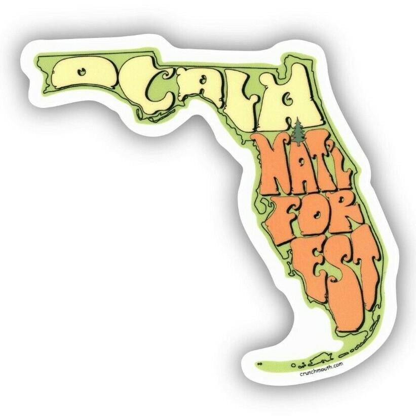OCALA NATIONAL FOREST FLORIDA DECAL BUMPER STICKER LAPTOP WATER BOTTLE DECAL +