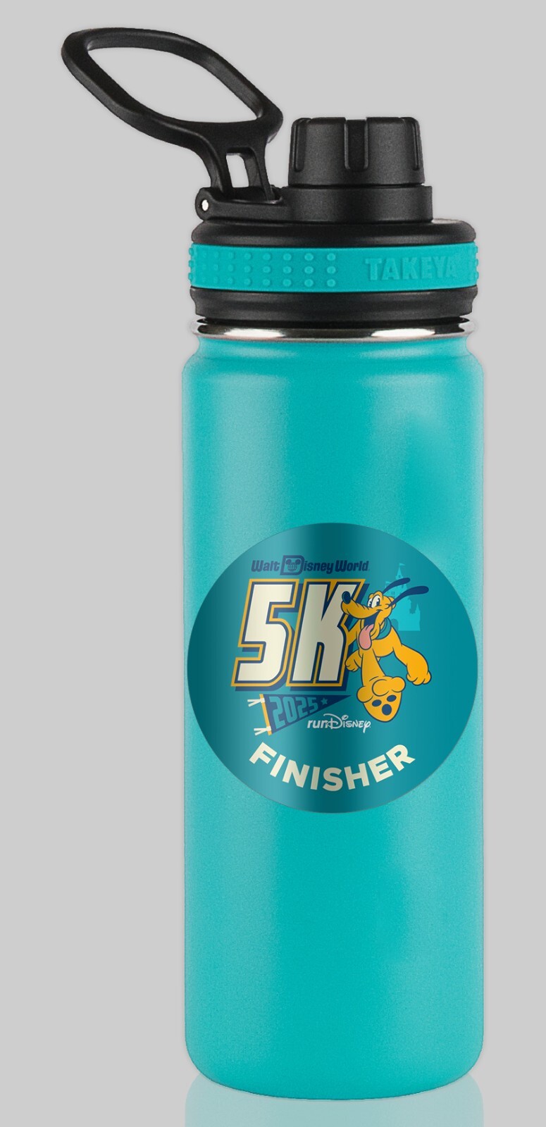 RunDisney Marathon Weekend 2025 5K 3.1 Miles FINISHER Water Bottle Sticker