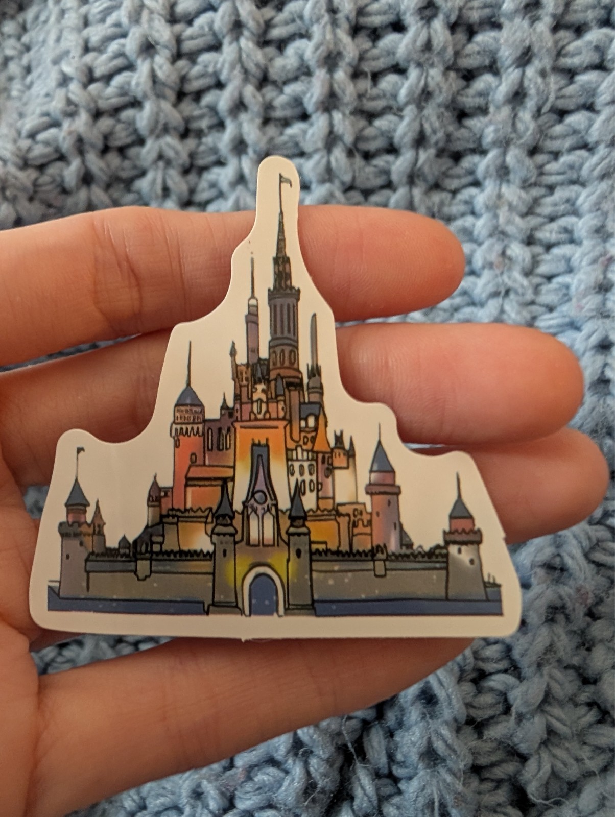 Disney parks, Disneyland, Disneyworld, Castle, Cinderella, Vinyl Sticker