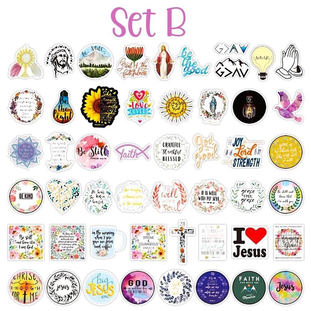 INSPIRATIONAL & RELIGIOUS Vinyl Stickers ~JESUS~Prayer~FAITH~Hope~LOVE~ Decals