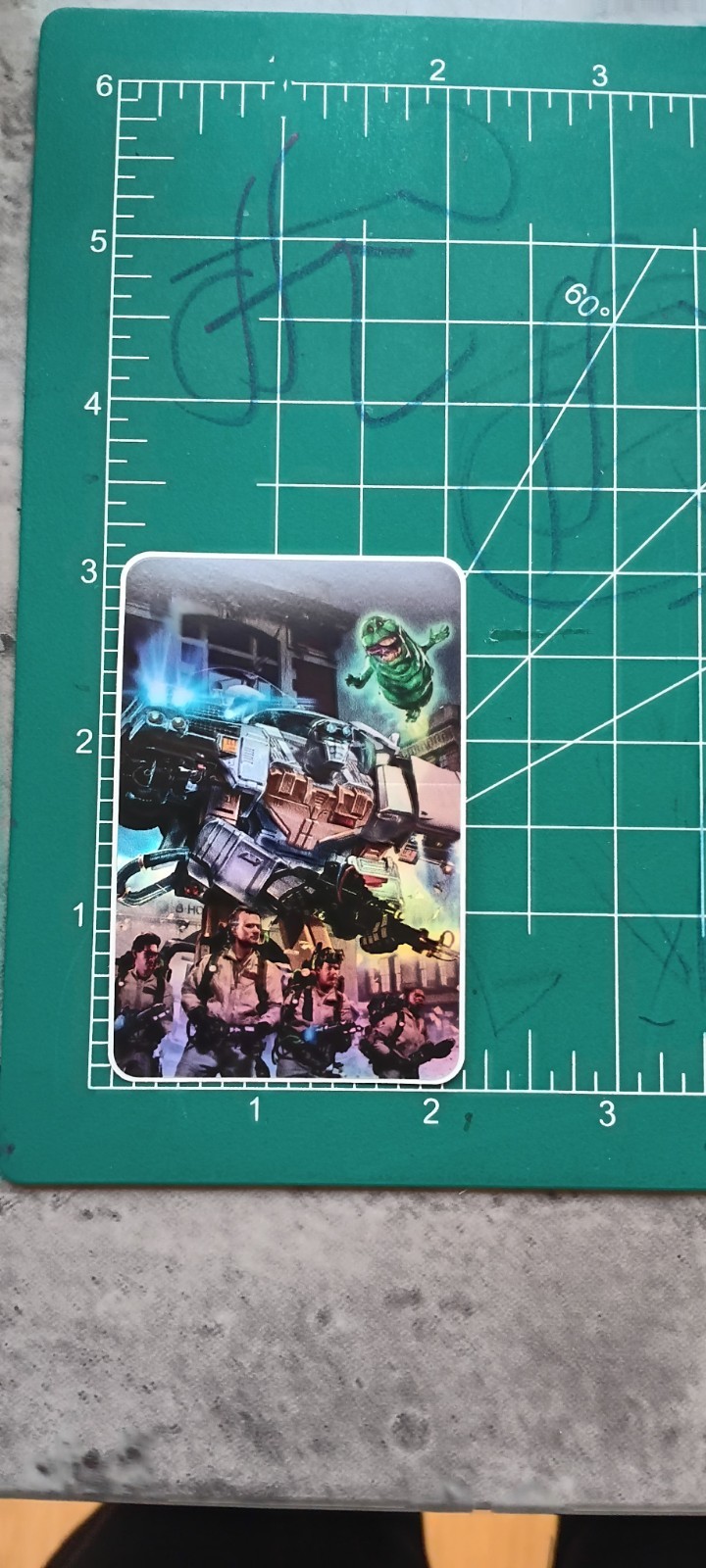 TRANSFORMERS X GHOSTBUSTERS CROSSOVER X HOLOGRAPHIC VYNIL STICKER
