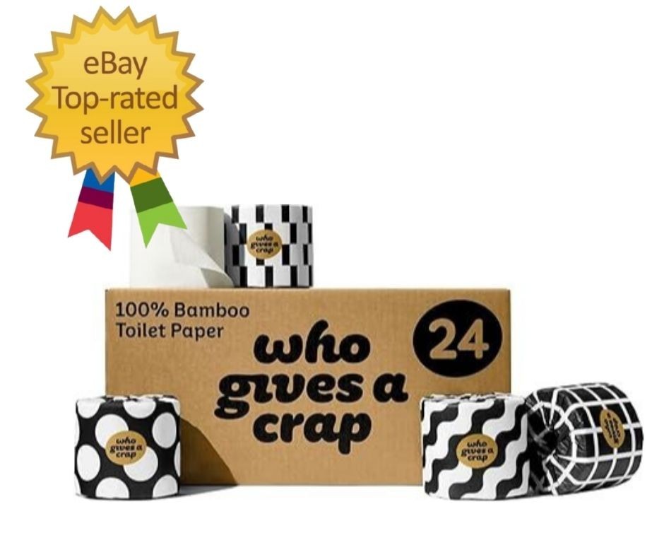 100% Bamboo Toilet Paper, 24 Rolls, 3 Ply, 330 Sheets, Long, Strong & Soft Toile
