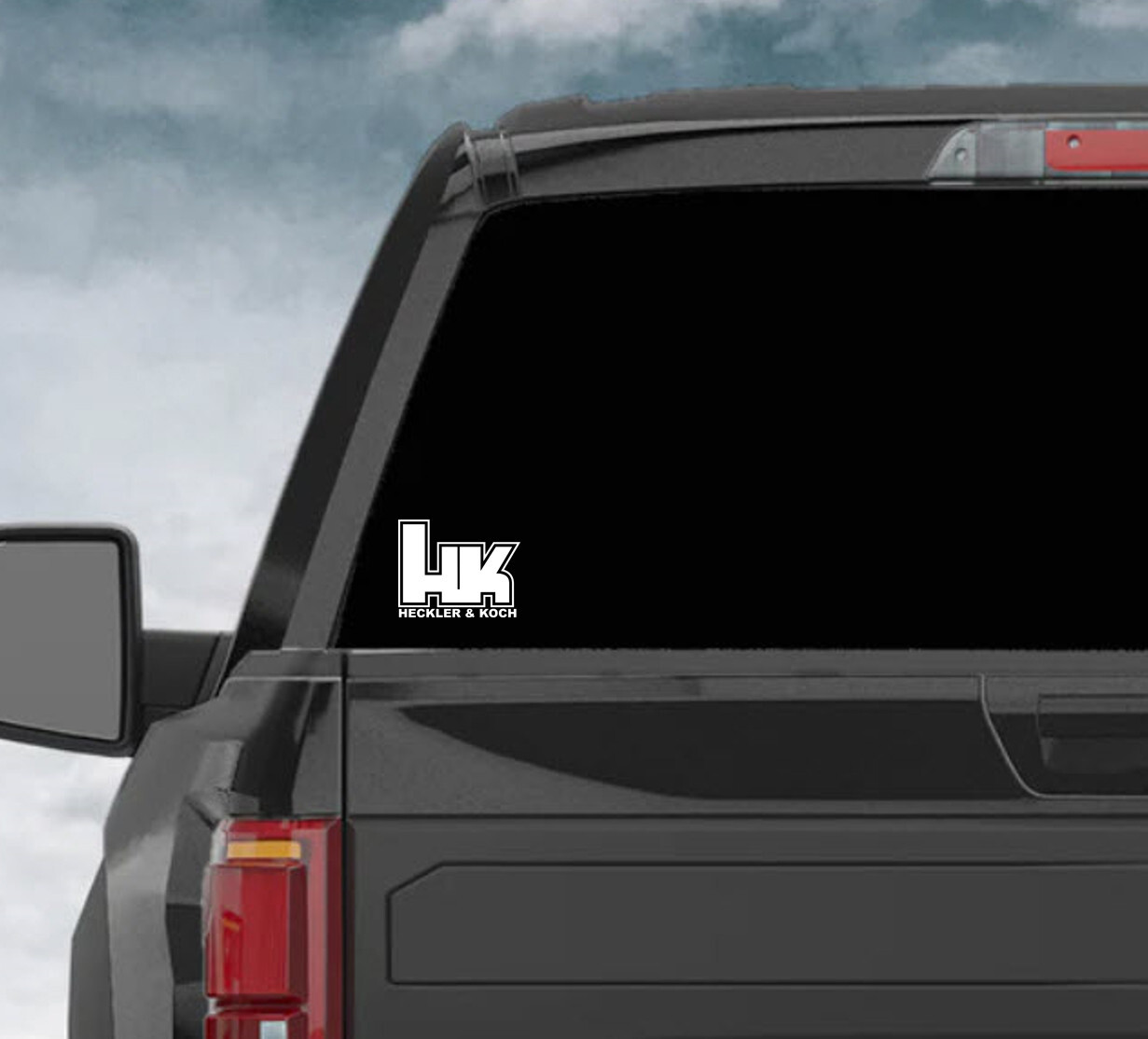 HK Heckler & Koch Transfer sticker 3.75 inch – choose color – NEW