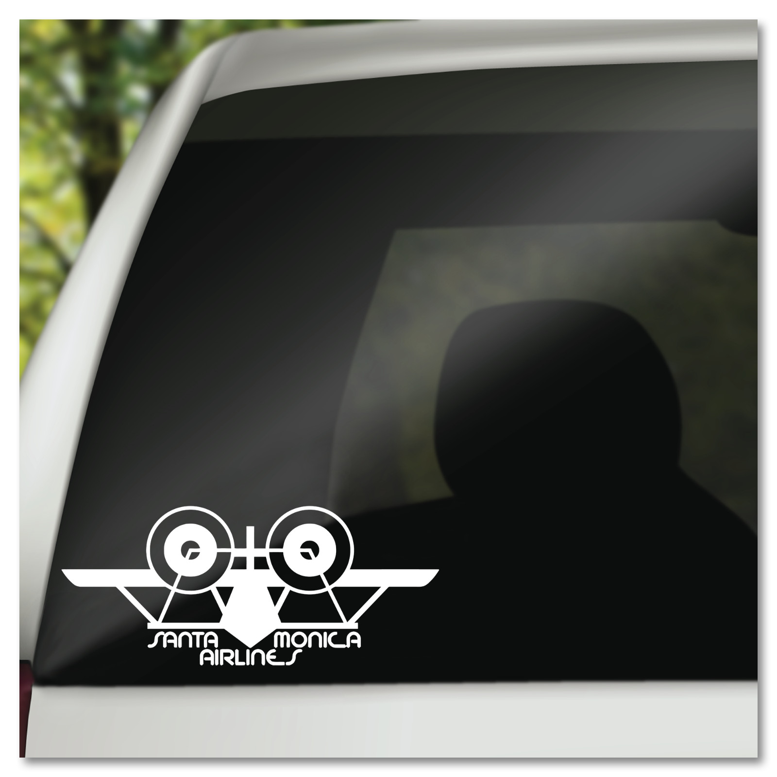 6" Santa Monica Airlines SMA Airplane Vinyl Decal Sticker