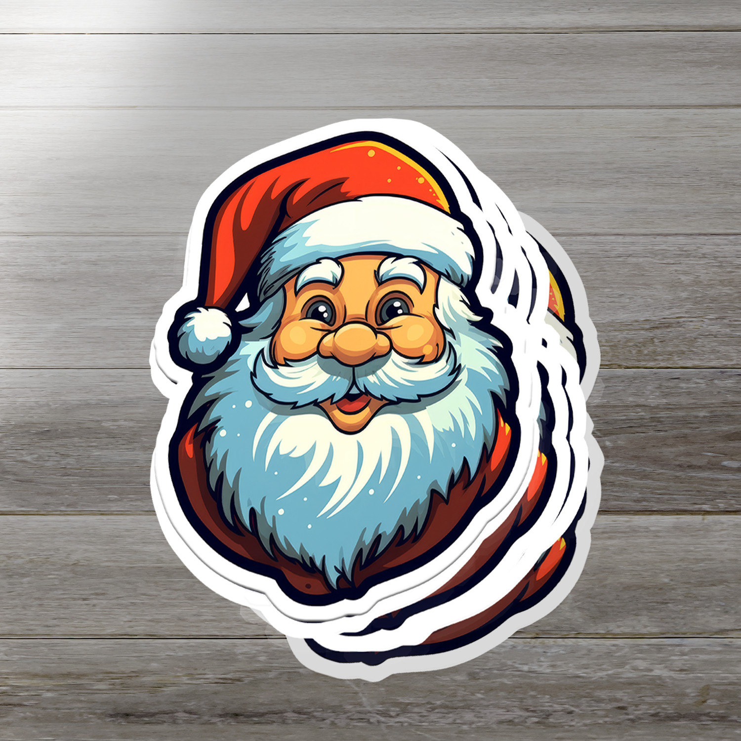 Santa Claus Vinyl Sticker – Bring the Magic of Christmas Anywhere